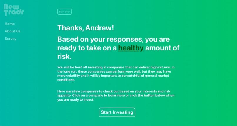 New Tradr – screenshot 4