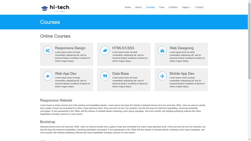 Hi-Tech e-learning – screenshot 3
