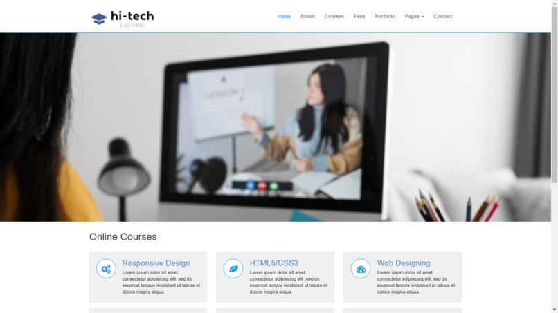Hi-Tech e-learning – screenshot 1