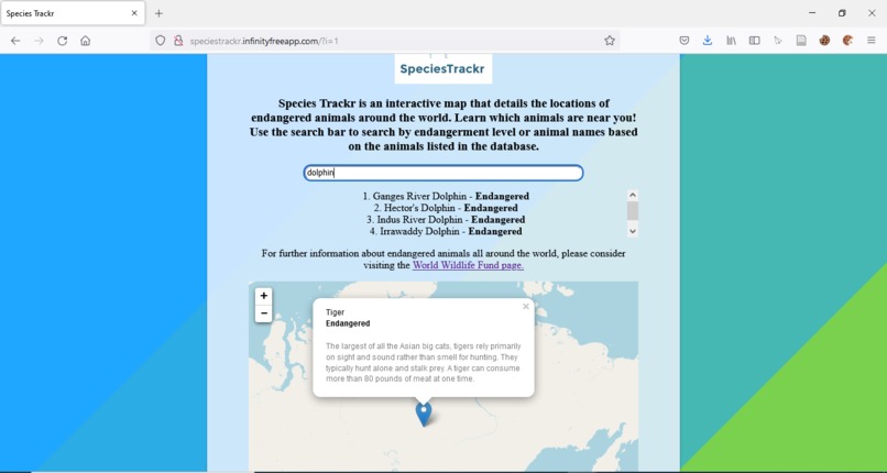 Species Trackr – screenshot 1