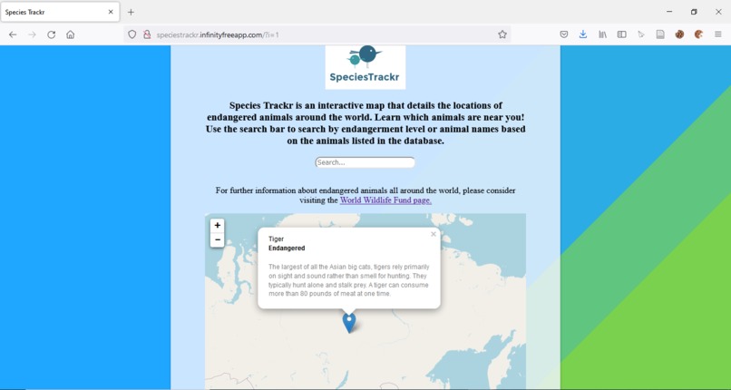 Species Trackr – screenshot 2