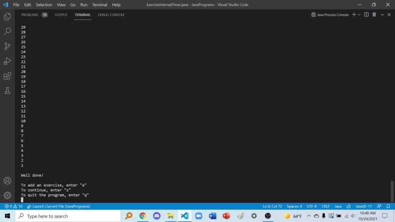 Exercise Interval Timer – screenshot 4