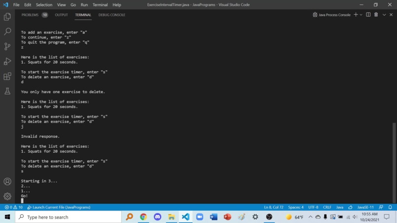 Exercise Interval Timer – screenshot 6