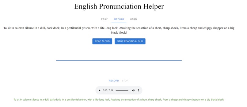 English Pronunciation Helper – screenshot 3