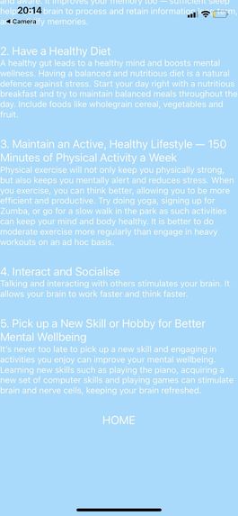 Wellness of the day – screenshot 2