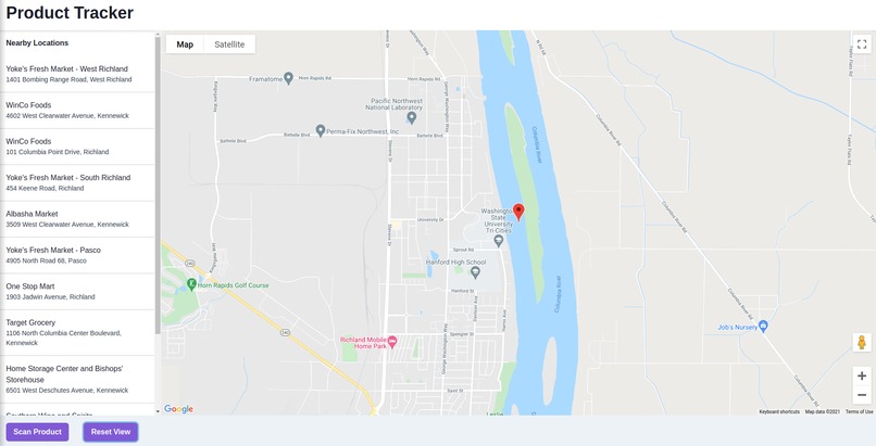 Product Tracker – screenshot 1