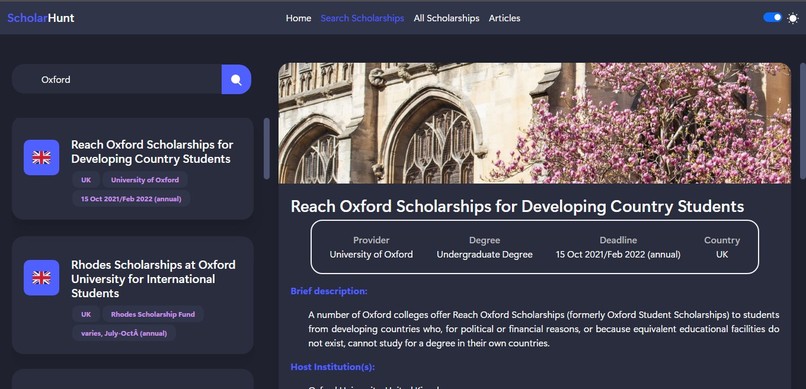 ScholarHunt – screenshot 6