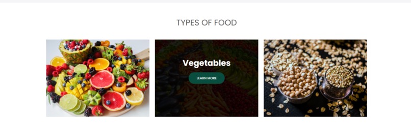 Food Website - Front end  – screenshot 2