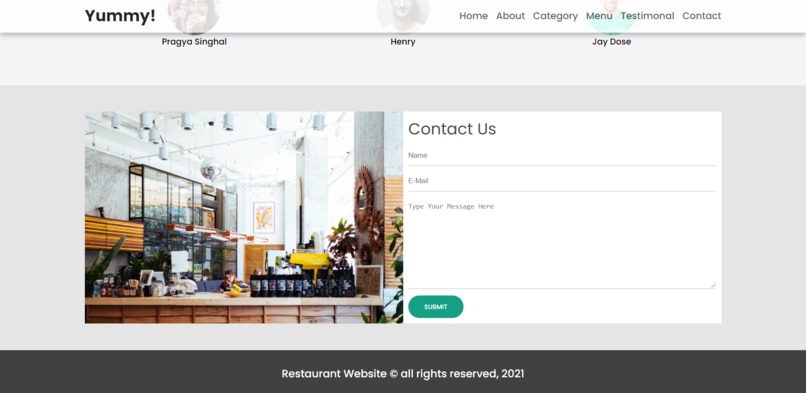 Food Website - Front end  – screenshot 5