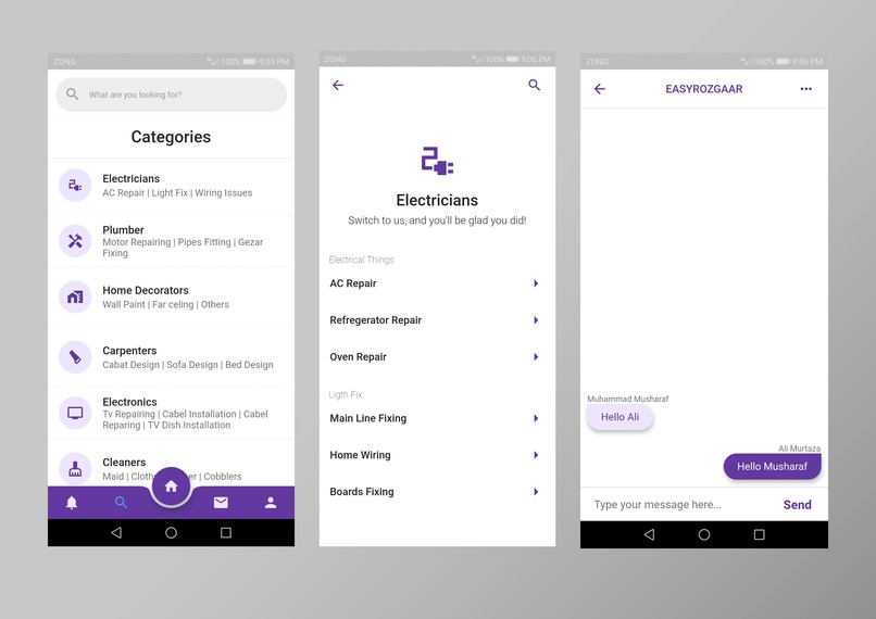 Flutter EasyRozgaar App – screenshot 2
