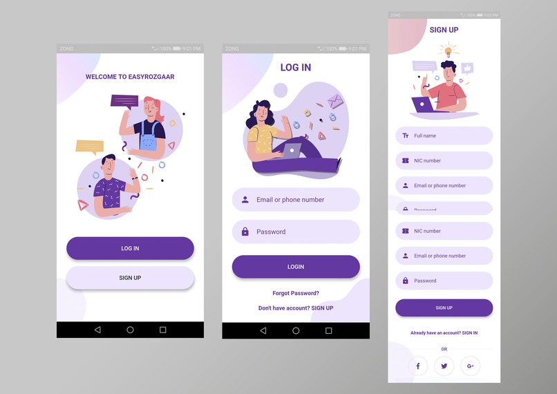 Flutter EasyRozgaar App – screenshot 3