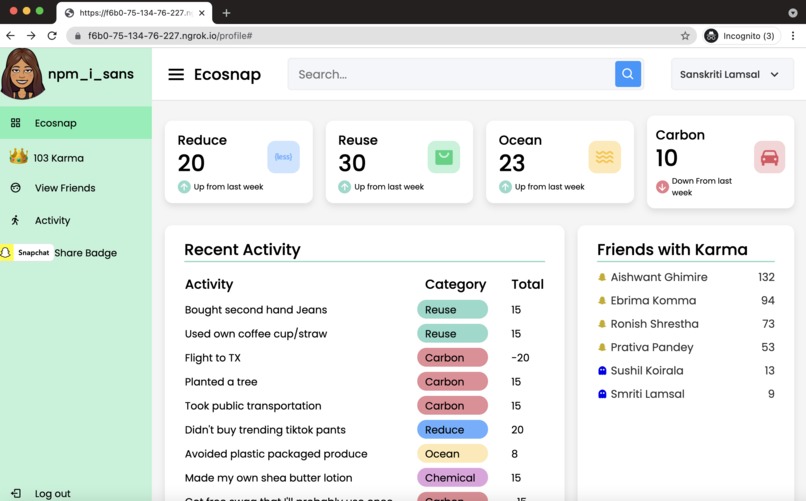 Ecosnap – screenshot 3