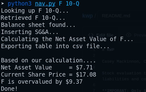 NAV Python – screenshot 1