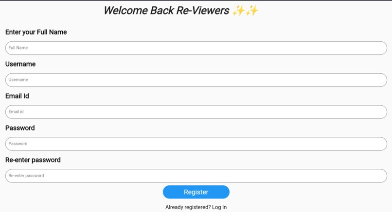 The Re-Viewer – screenshot 1