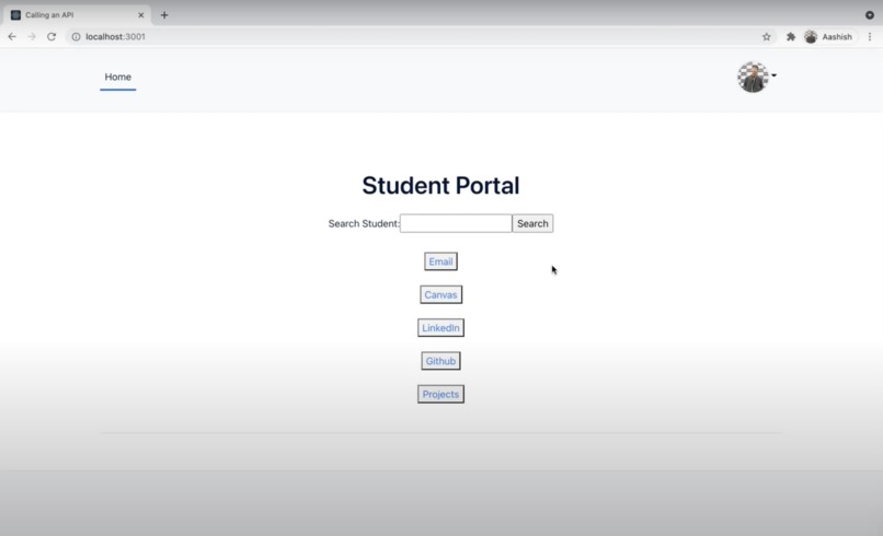 Student Portal – screenshot 1