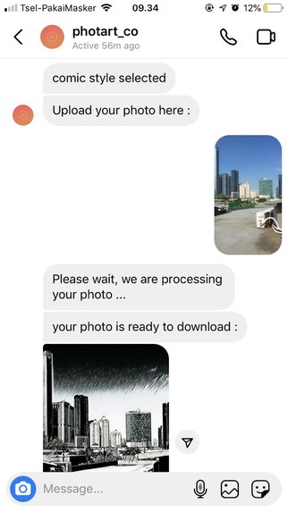 Photart - Turn your photo to artwork on Instagram DM – screenshot 2