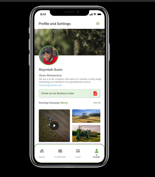 Kiva mobile Application – screenshot 1