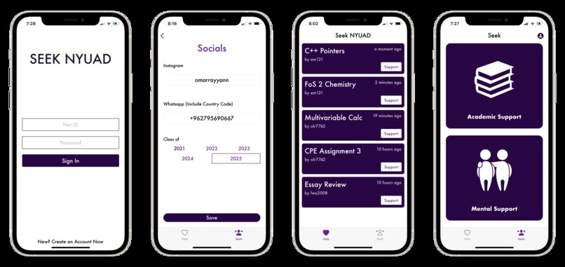 SEEK NYUAD – screenshot 2