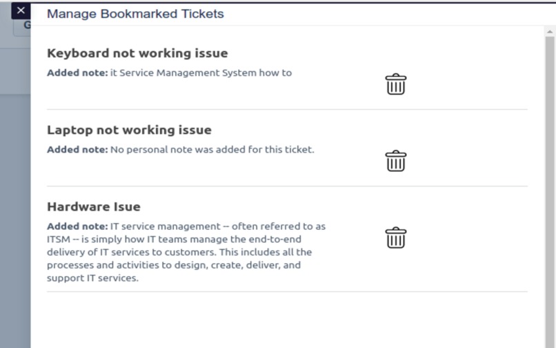 Bookmark Tickets - Freshservice – screenshot 4