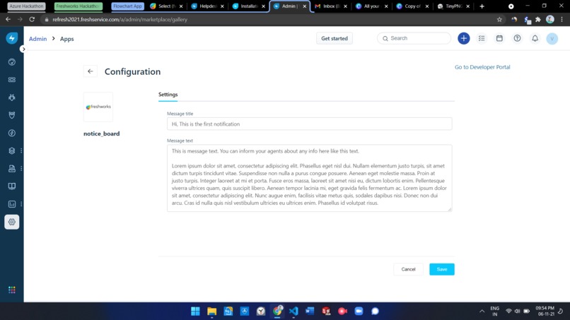 Notice Board – screenshot 2