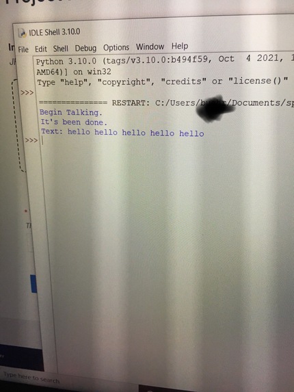 Simple Speech to Text with Python – screenshot 1