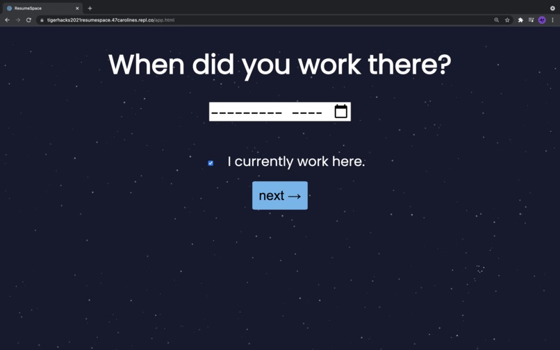 ResumeSpace – screenshot 5