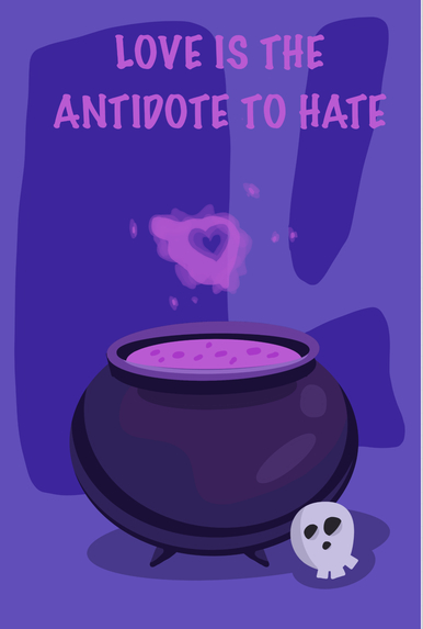 Witchy web design/ landing page for Social Discrimination  – screenshot 1