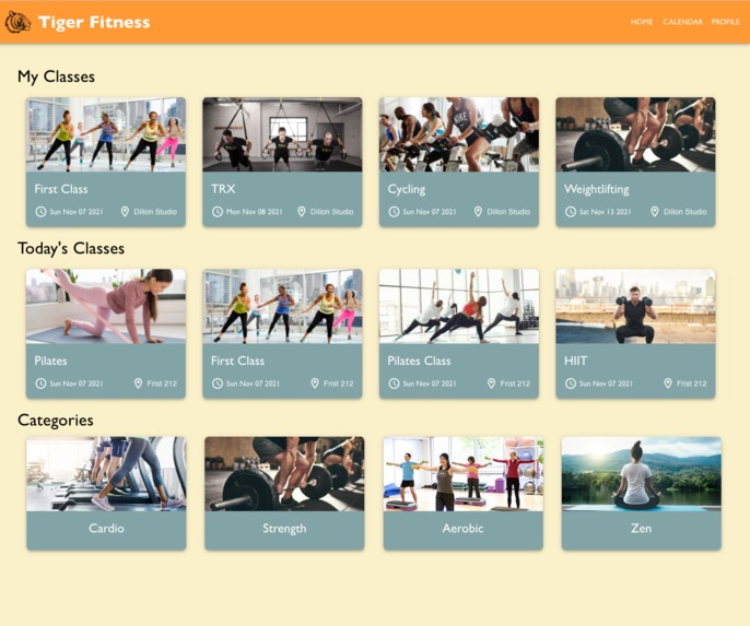 Tiger Fitness – screenshot 1