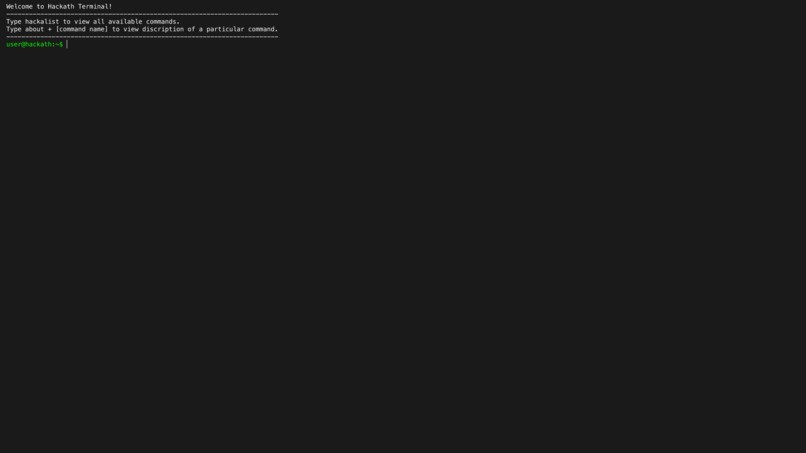Hackath Bash Terminal – screenshot 1