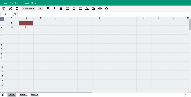 Excel  – screenshot 2