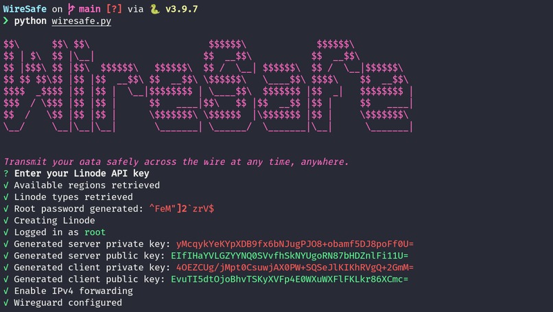 WireSafe – screenshot 1