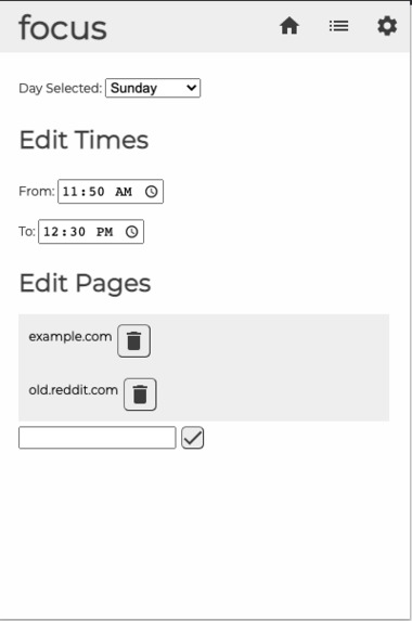 Focus – screenshot 1