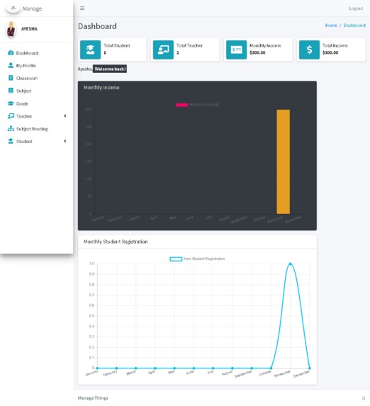 Student Management System – screenshot 2