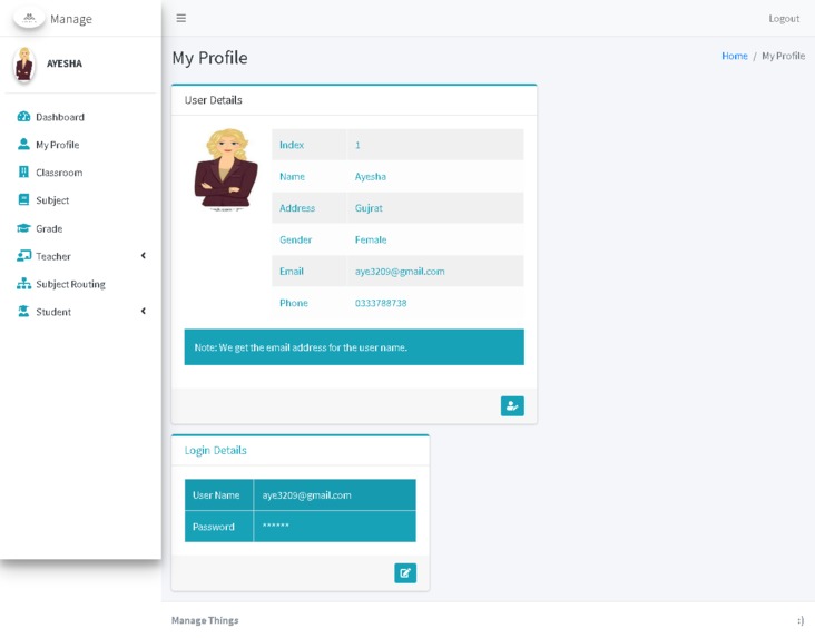 Student Management System – screenshot 3