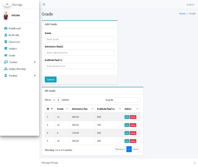 Student Management System – screenshot 6
