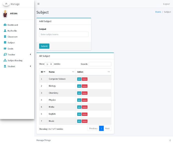 Student Management System – screenshot 7