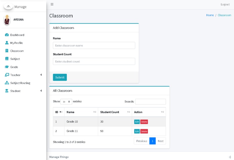 Student Management System – screenshot 8