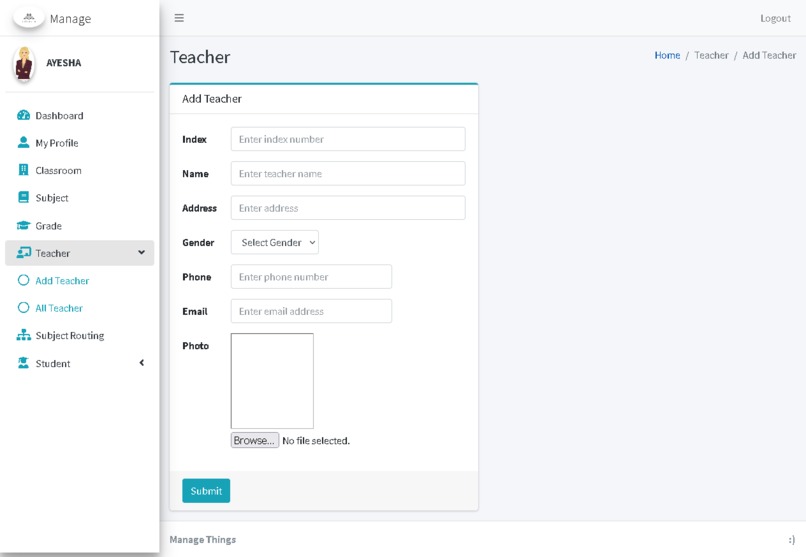 Student Management System – screenshot 10