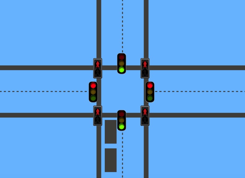 Traffic Light Simulation Devpost