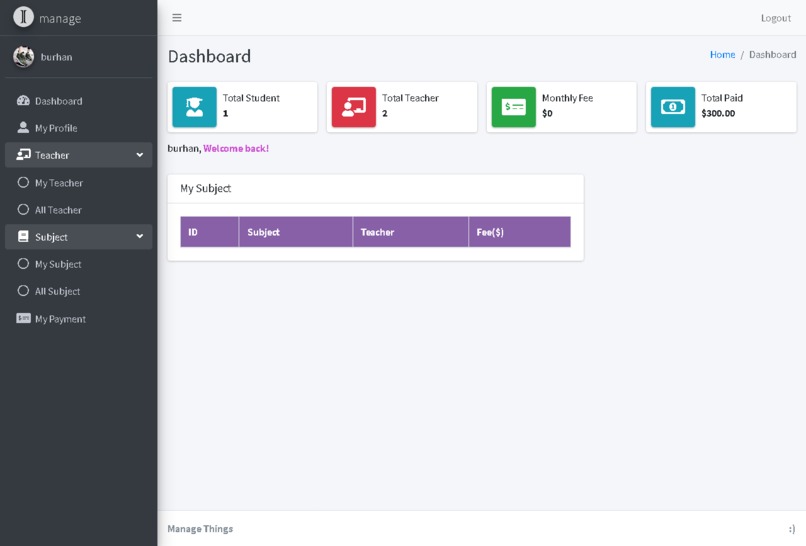 Student Management System – screenshot 13