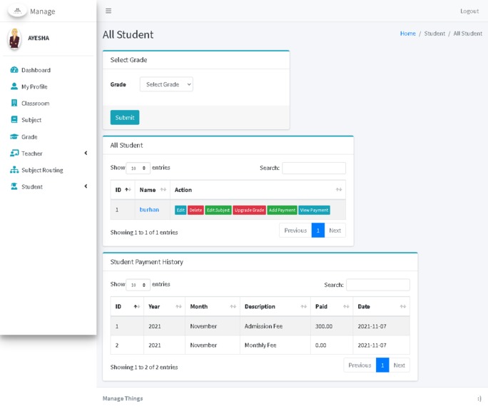 Student Management System – screenshot 15