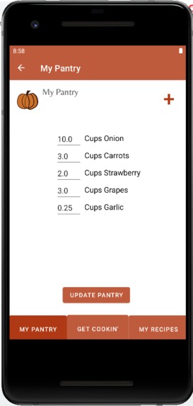 MyPantry – screenshot 1