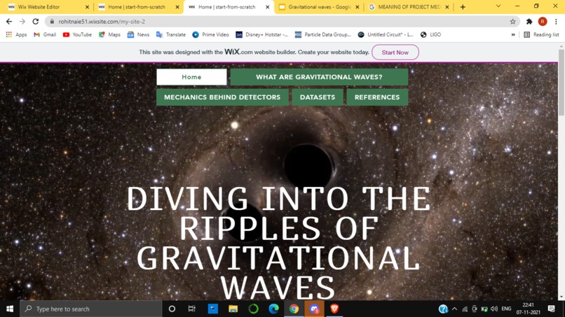 DIVING INTO THE RIPPLES OF GRAVITATIONAL WAVES – screenshot 1