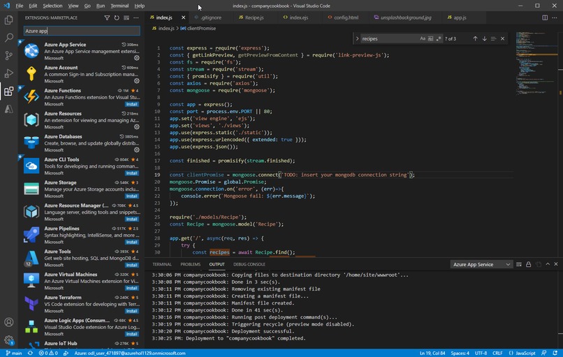 Company Cookbook – screenshot 1
