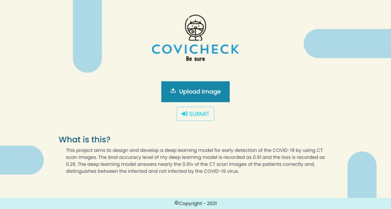 CoviCheck – screenshot 1