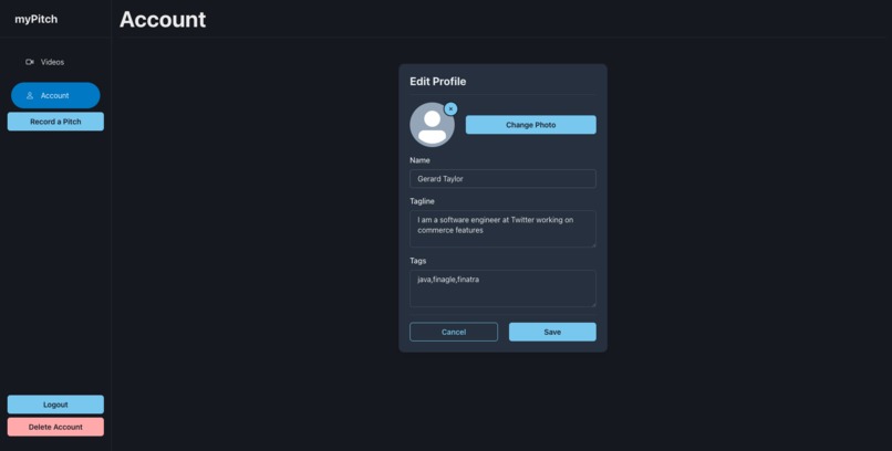 myPitch – screenshot 20