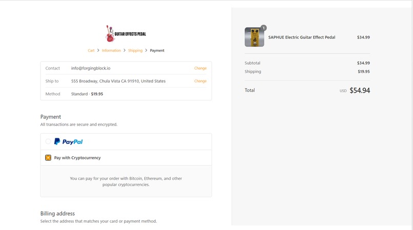 Shopify Crypto Payment Gateway  – screenshot 4