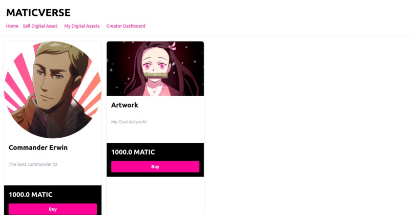 MATICVERSE – screenshot 1