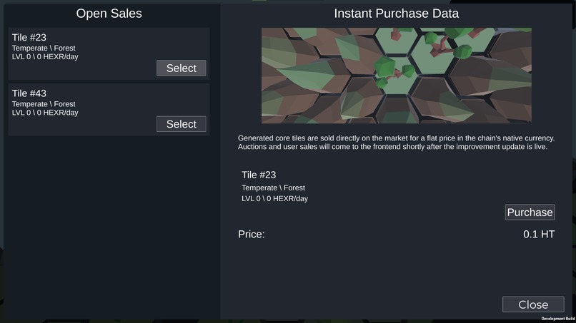HEXAREIGN | Low Poly NFTs – screenshot 2