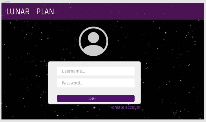 Lunar Plan (Knight Hacks 2021) – screenshot 1